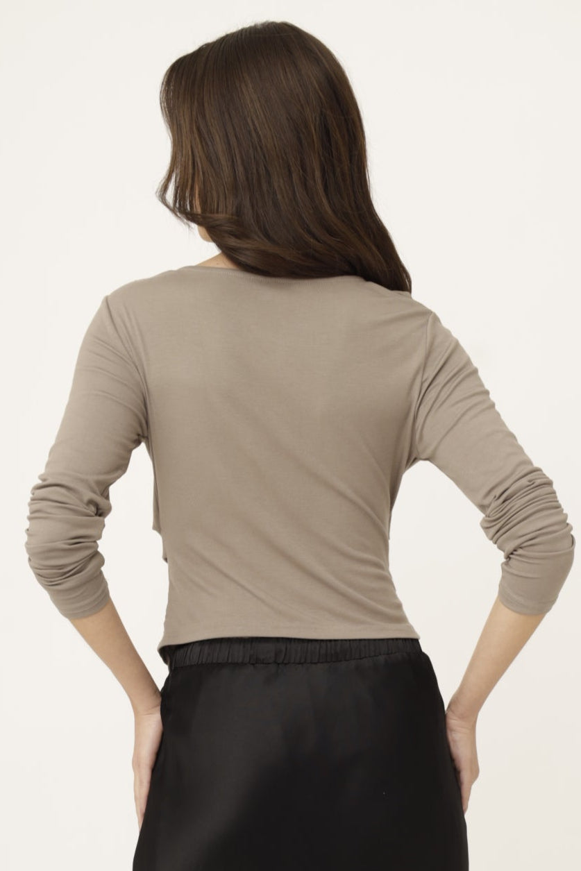 Drift Jersey Cowl Top