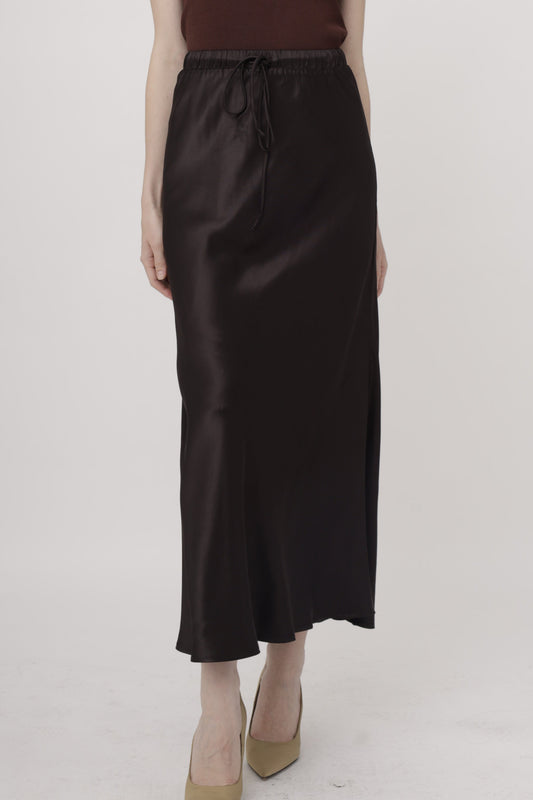 Luxe Flow Satin Skirt