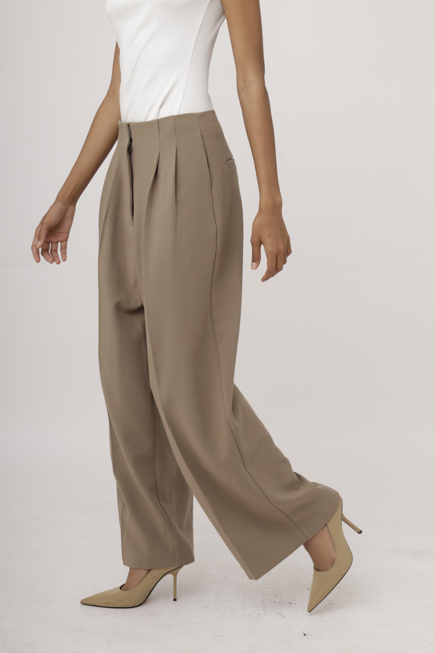 Column Wide-Leg Trouser