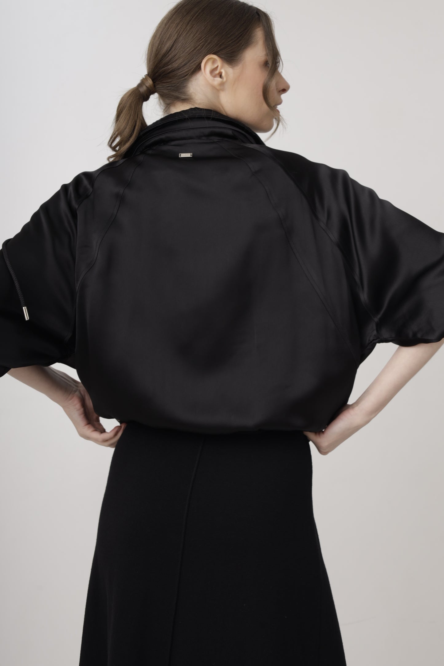 Satin Storm Full-Zip Jacket