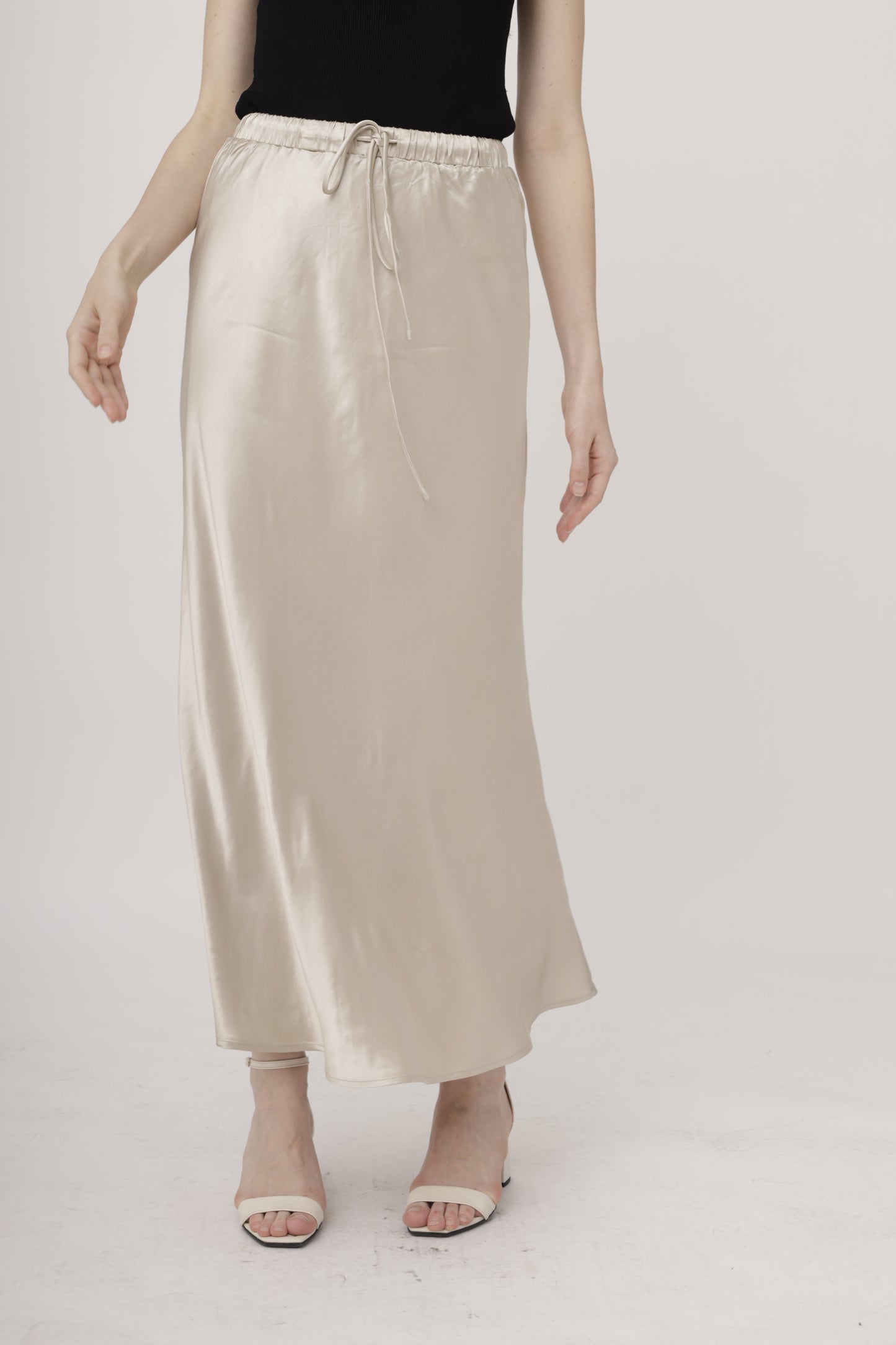 Luxe Flow Satin Skirt