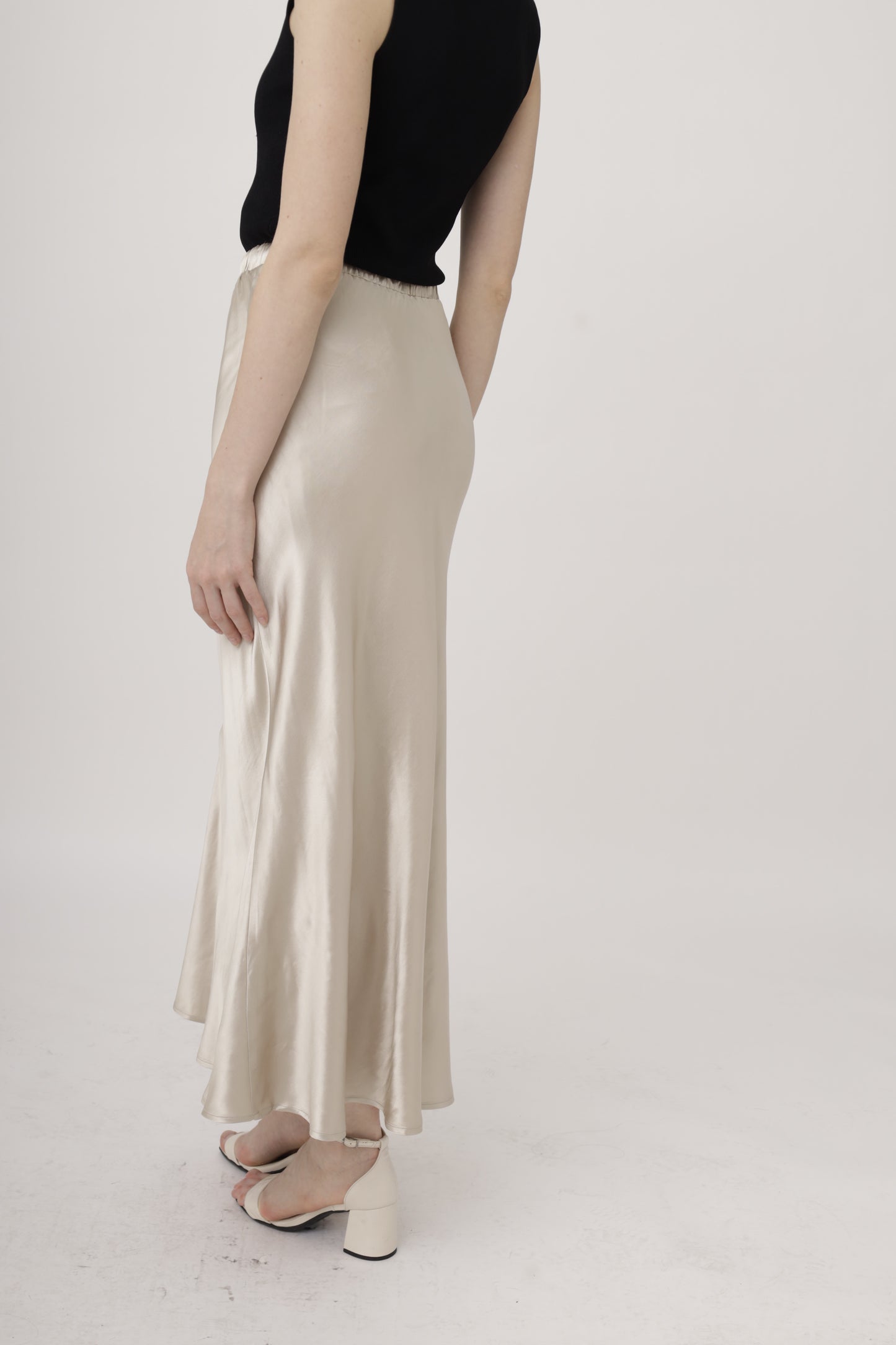 Luxe Flow Satin Skirt