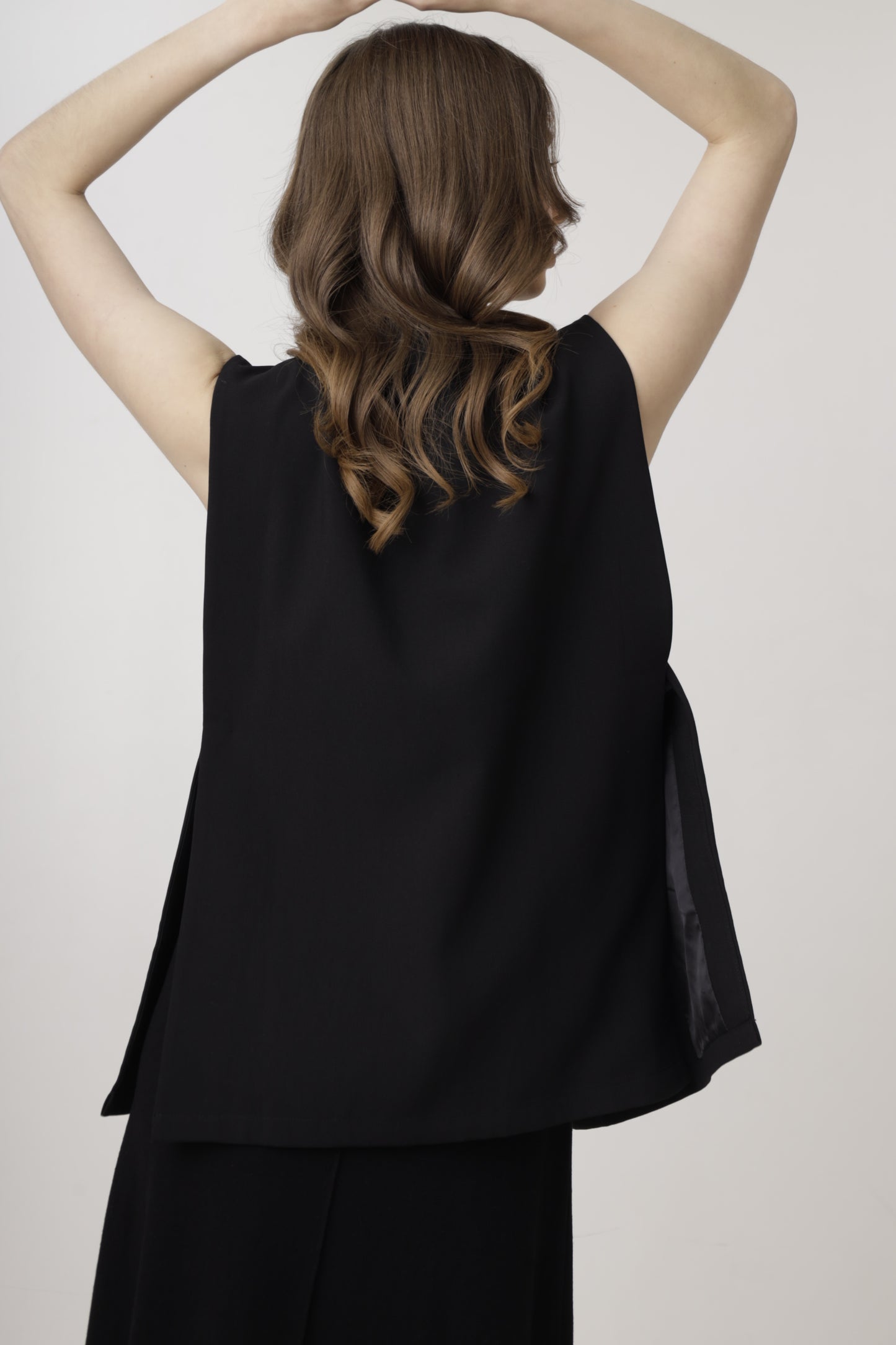Side-Slit Tailored Vest