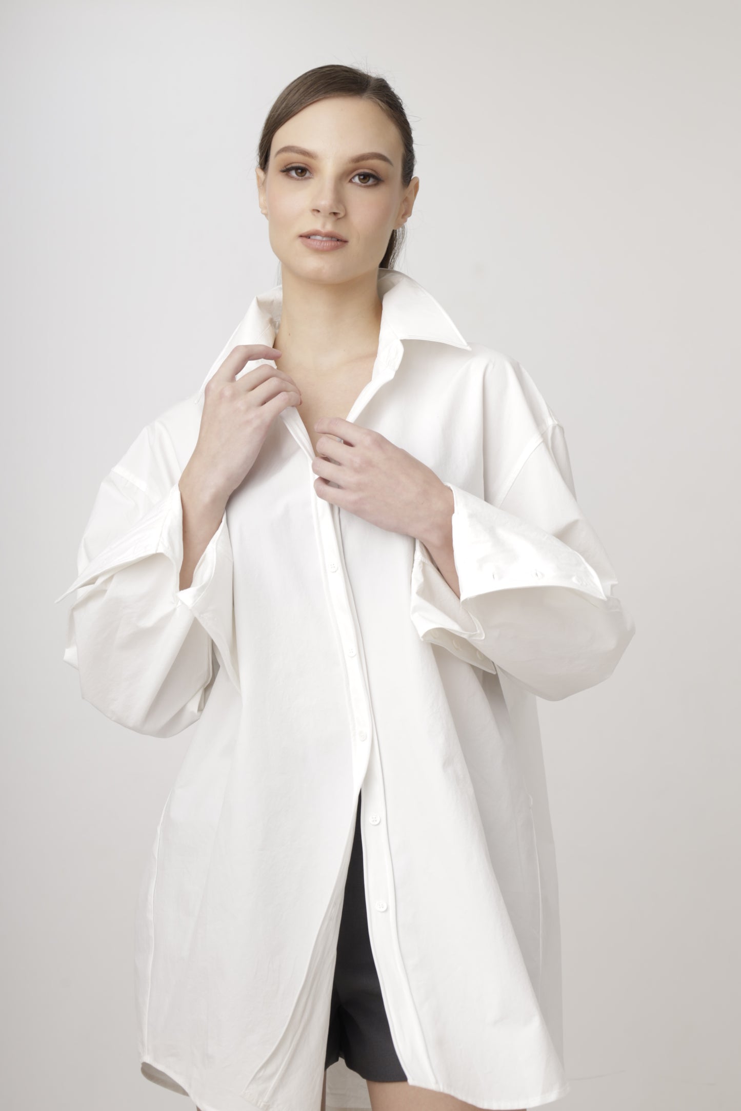 Structured Oversized Wire Polo