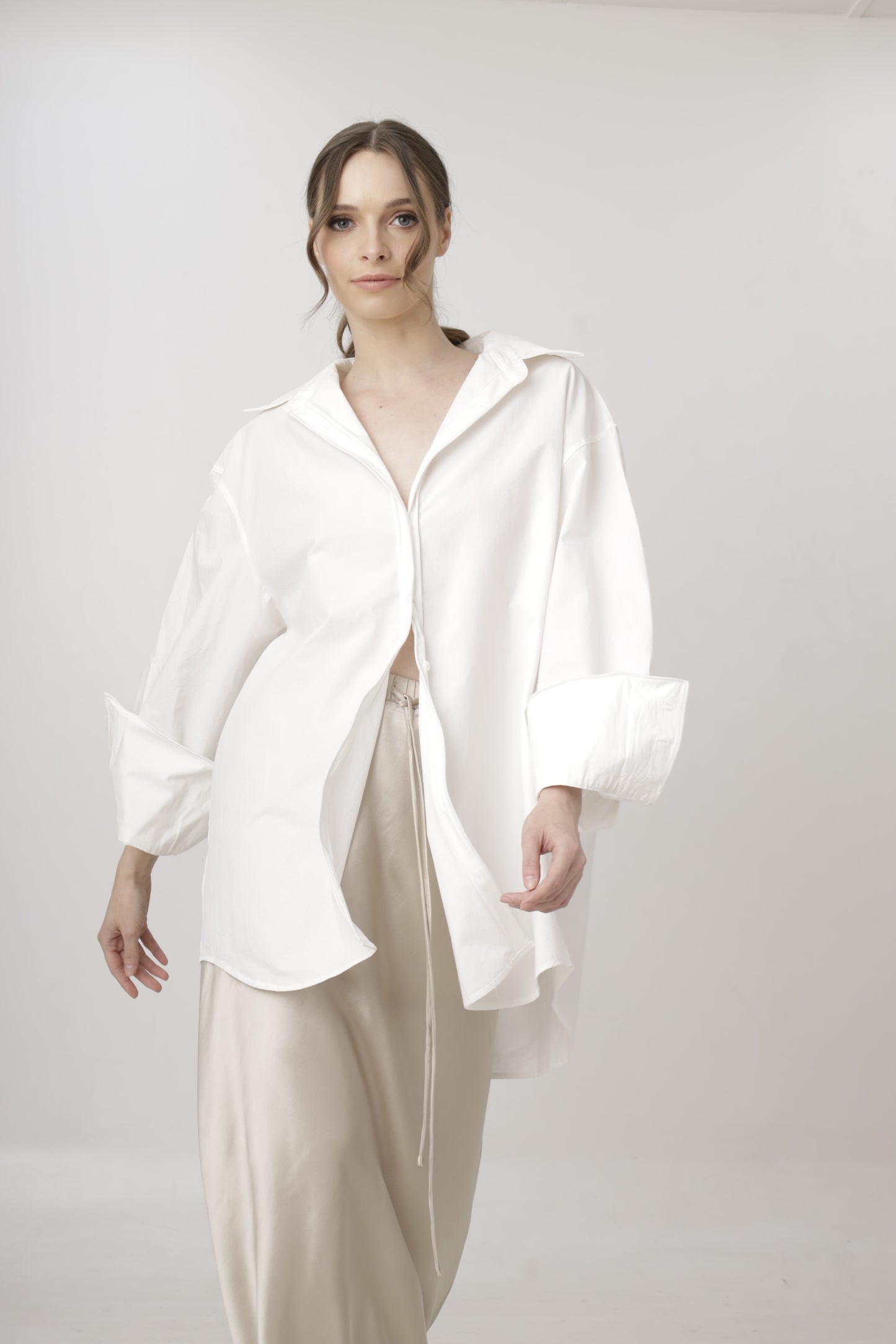 Structured Oversized Wire Polo