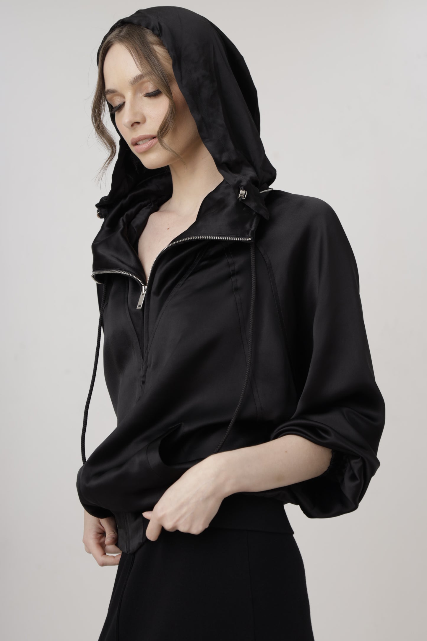 Satin Storm Full-Zip Jacket