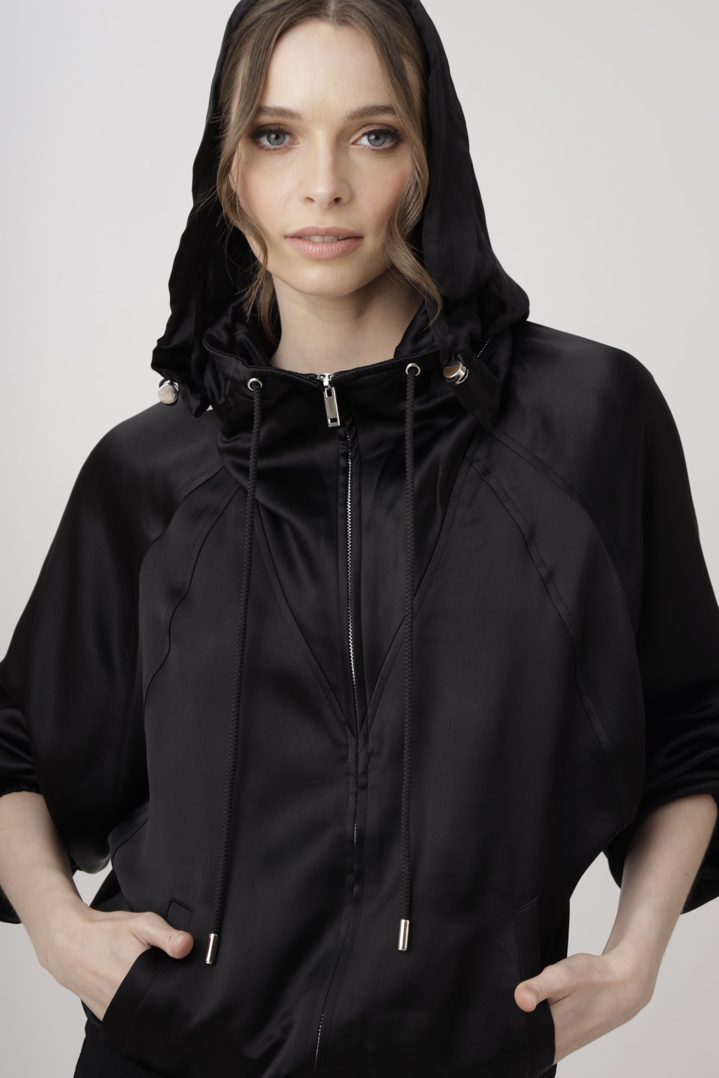 Satin Storm Full-Zip Jacket