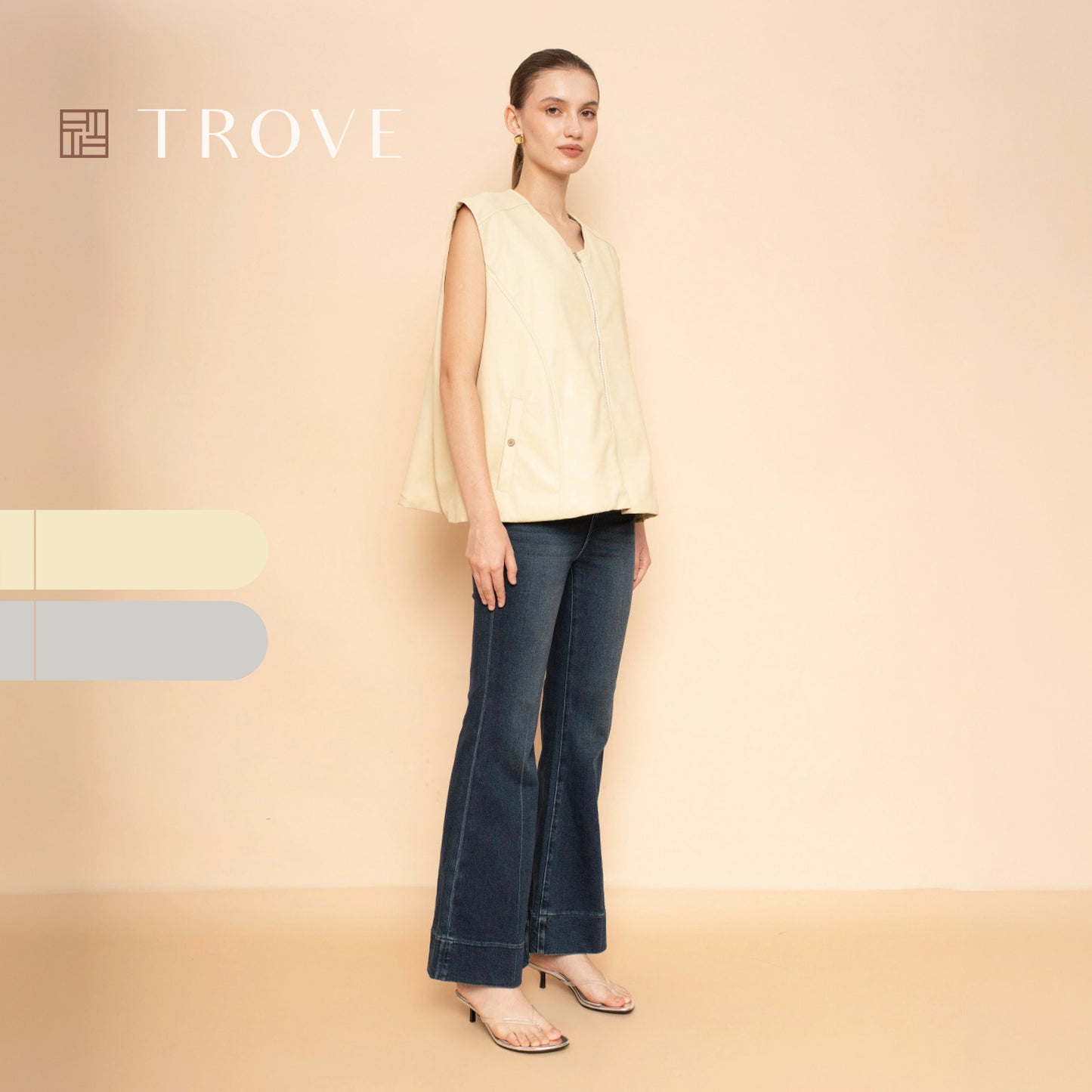 Trove Casual Zipped Vest