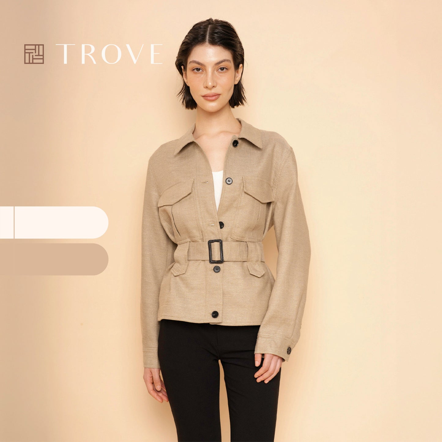 Trove Chic Lapel Blazer
