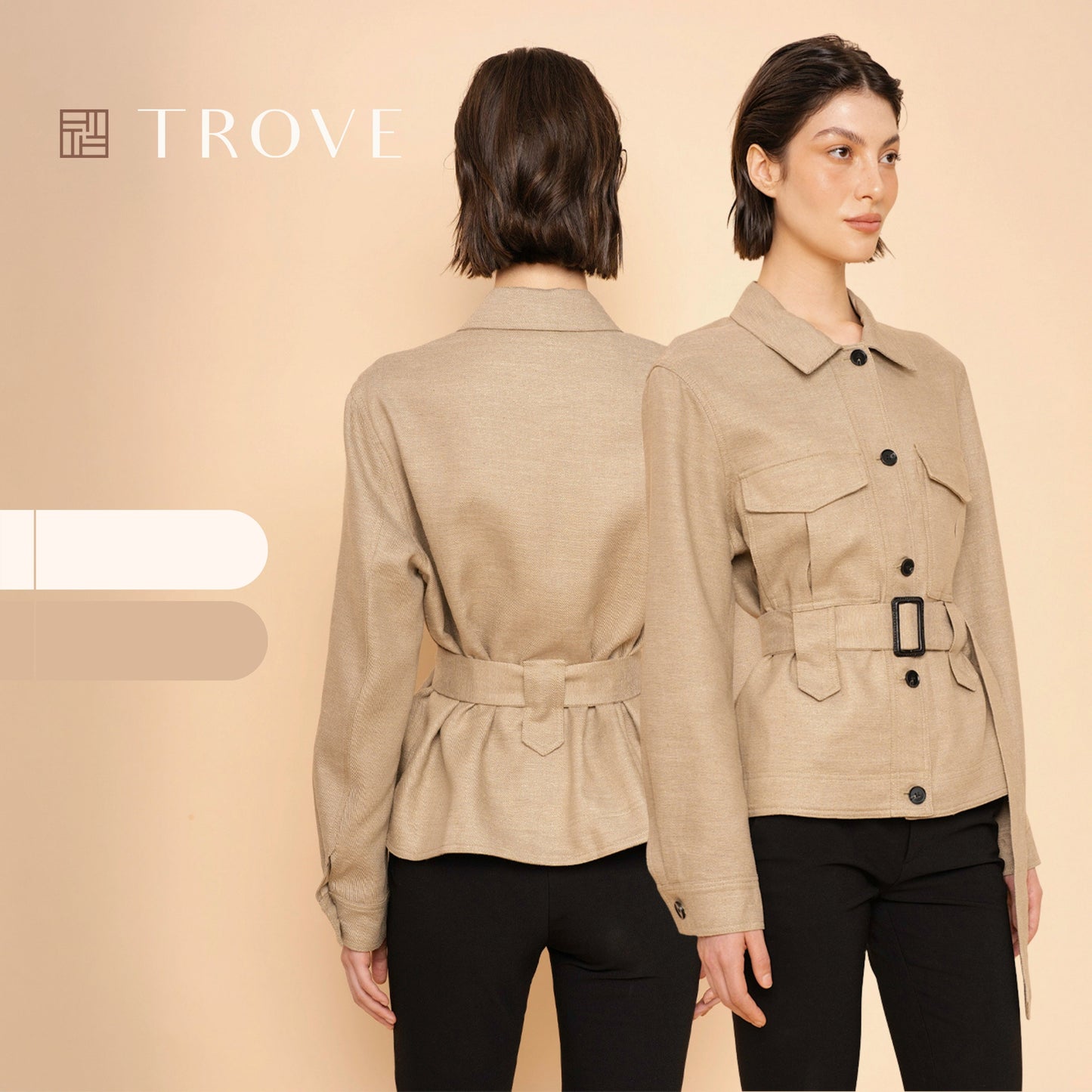 Trove Chic Lapel Blazer
