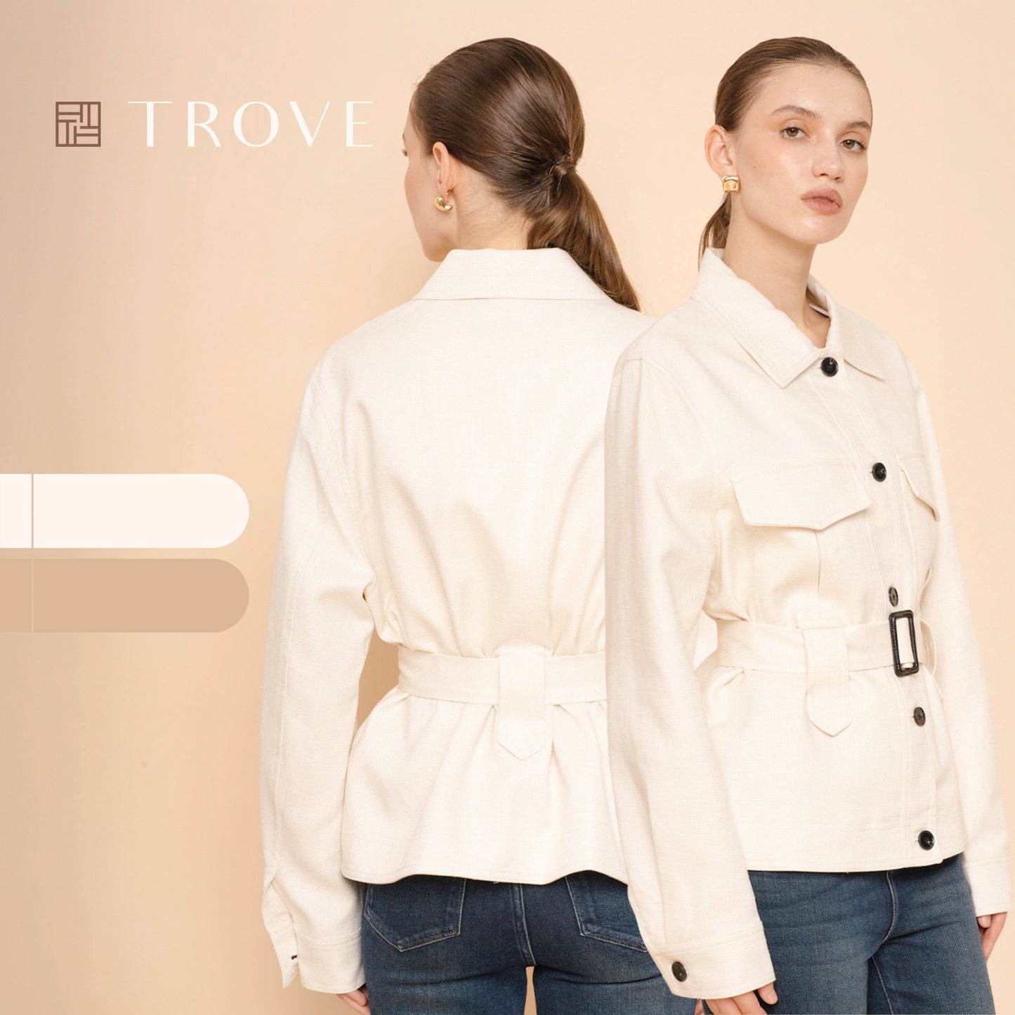 Trove Chic Lapel Blazer