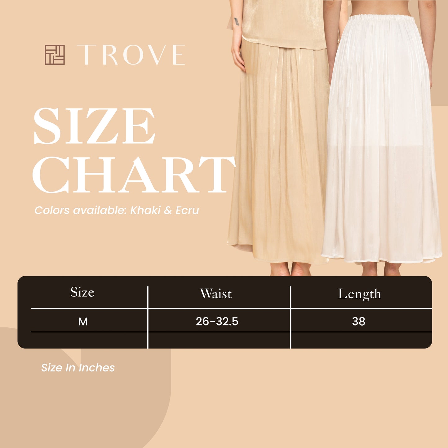 Trove Metallic Pleated Chiffon Maxi Skirt